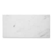 Statuary White Marble 6x12 Subway Tile Honed
