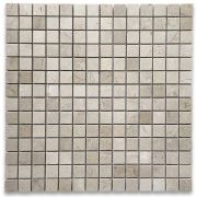 Crema Marfil 3/4x3/4 Square Mosaic Tile Polished