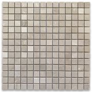 Crema Marfil 3/4x3/4 Square Mosaic Tile Tumbled