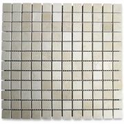 Crema Marfil 1x1 Square Mosaic Tile Polished