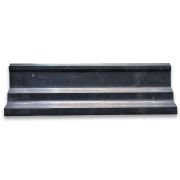 Nero Marquina Black Marble Large Cap Crown Square Edge Trim Molding Polished