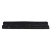 Nero Marquina Black Marble 2x12 Chair Rail Trim Molding Polished