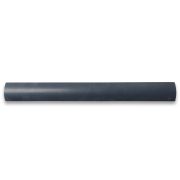Nero Marquina Black Marble 1x12 Quarter Round Covering Edge Pencil Liner Trim Molding Honed
