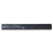 Nero Marquina Black Marble 1x12 Quarter Round Covering Edge Pencil Liner Trim Molding Polished