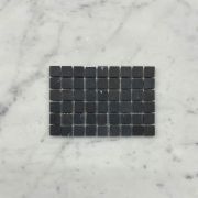 Nero Marquina 5/8x5/8 Square Mosaic Tile Honed