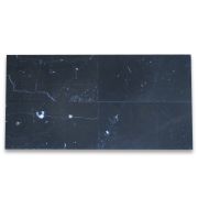 Nero Marquina Black Marble 6x12 Subway Tile Honed