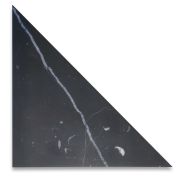 Nero Marquina Black Marble 9x9x13 Triangle Tile Honed