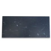 Nero Marquina Black Marble 12x24 Tile Honed