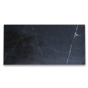 Nero Marquina 12x24 Tile Polished