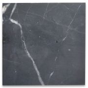 Nero Marquina Black Marble 4x4 Tile Honed