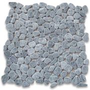 Indian Green Marble River Rocks Pebble Stone Mosaic Tile Tumbled