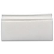 Thassos White Marble 6x12 Skirting Baseboard Trim Molding Polished