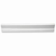 (Sample) Thassos White Marble 2x12 Chair Rail Trim Molding Polished