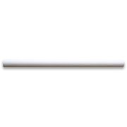 Thassos White Marble 3/4x12 Pencil Liner Trim Molding Honed