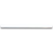 (Sample) Thassos White Marble 3/4x12 Pencil Liner Trim Molding Polished