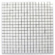 Thassos White 5/8x5/8 Square Mosaic Tile Polished