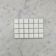 Thassos White Marble 1x1 Square Mosaic Tile Honed