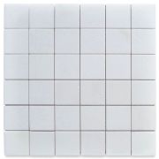 Thassos White Marble 2x2 Square Mosaic Tile Honed