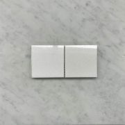 Thassos White Marble 3x3 Square Mosaic Tile Polished