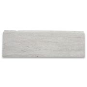 Athens Silver Cream Marble 4x12 Baseboard Trim Molding Polished