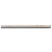 White Wood Grain 5/8x12 Pencil Liner Trim Molding Polished