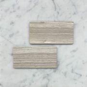 White Wood Grain 12x12 Tile Polished