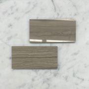 (Sample) Athens Grey Wood Grain Marble 3x6 Subway Tile Polished
