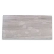 Athens Grey Wood Grain Marble 6x12 Subway Tile Polished