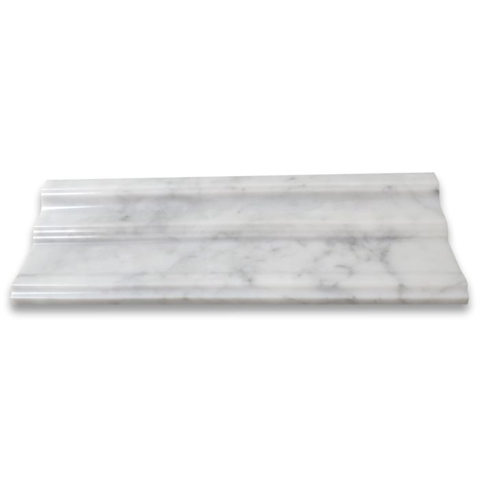 Premium Quality Italian Carrara Marble Corner Shelf Polished (1)