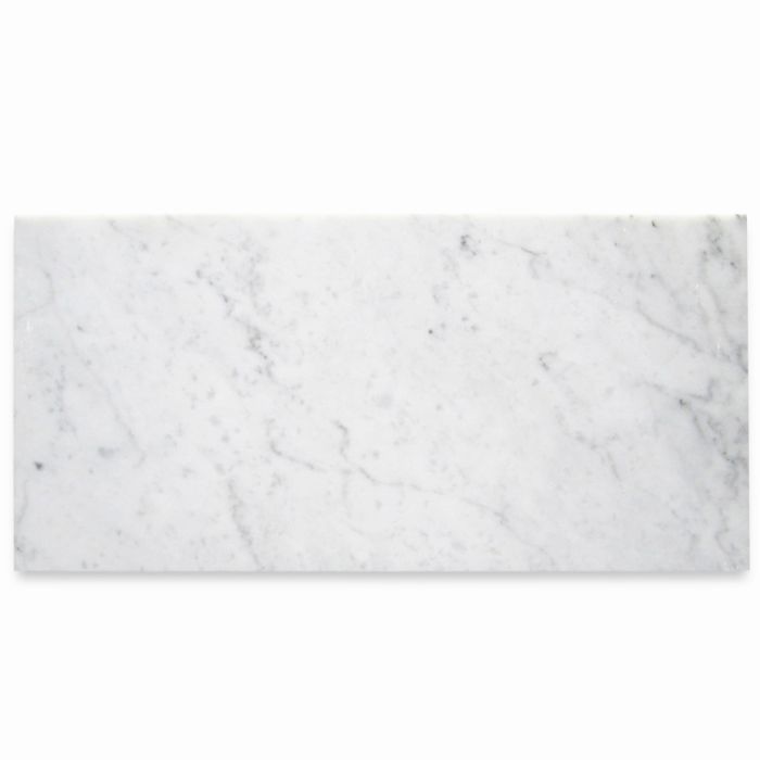 Carrara Marble Subway Tile Italian White Carrera 6x12 Polished