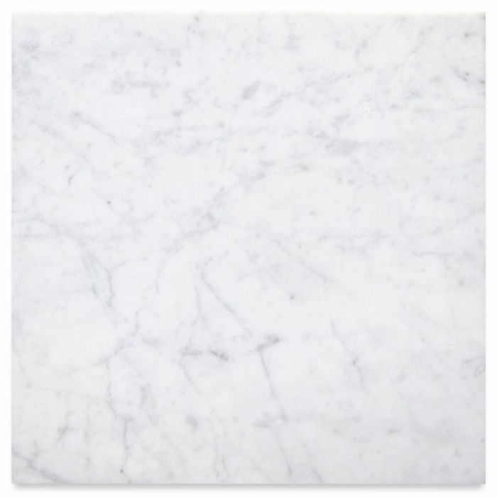 Carrara Marble Tile Italian White Carrera 12x12 Honed