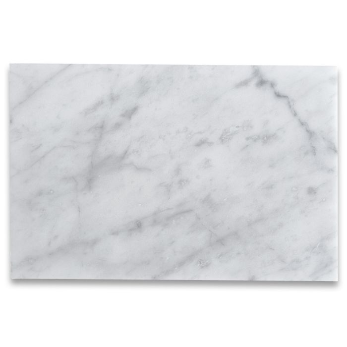 Carrara White Marble 8x12 Wall and Floor Tile Honed - Marble Online