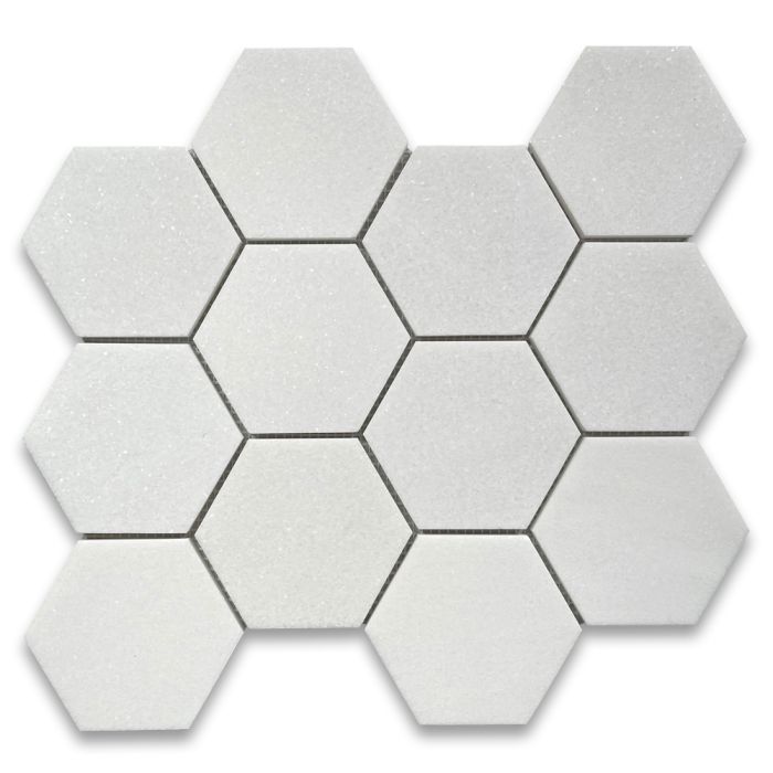 White Hexagon Mini Lantern (Set of 6)