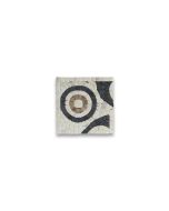 Ripple White 5.1x5.1 Marble Mosaic Border Corner Tile Tumbled