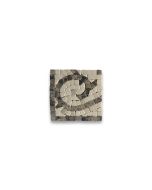 Vine Emperador 4x4 Marble Mosaic Border Corner Tile Tumbled