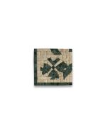 Clover Green 4.7x4.7 Marble Mosaic Border Corner Tile Polished Tumbled