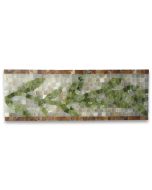 Emerald Onyx 4.7x13.4 Marble Mosaic Border Listello Tile Polished