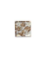 Clover Onyx 4.7x4.7 Marble Mosaic Border Corner Tile Polished