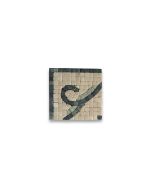 Infinity Botticino 4.7x4.7 Marble Mosaic Border Corner Tile Tumbled