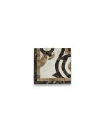 Garden Emperador 4.7x4.7 Marble Mosaic Border Corner Tile Polished