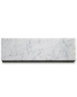 Carrara White 4x12 Baseboard Trim Molding Polished
