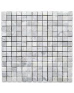 Carrara White 3/4x3/4 Square Mosaic Tile Honed