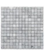 Carrara White 3/4x3/4 Square Mosaic Tile Polished