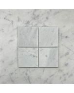 Carrara White Marble 3x3 Square Mosaic Tile Honed