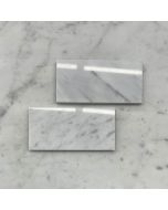 (Sample) Carrara White Marble 6x6 Tile Polished