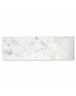 Carrara White Marble 6x18 Wall and Floor Tile Polished Venato Bianco