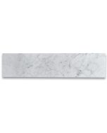 Carrara White Marble 6x24 Wall and Floor Tile Polished