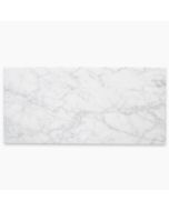 Carrara White Marble 6x12 Subway Tile Honed