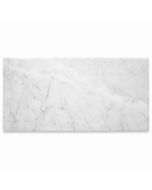 Carrara White 9x18 Subway Tile Honed