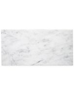 Carrara White 9x18 Subway Tile Polished